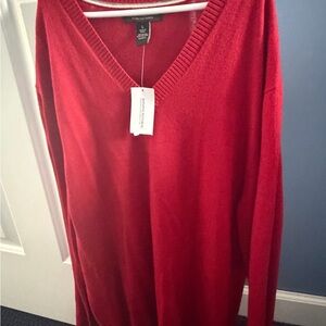 Banana Republic Merino Wool Sweater in Red. New w tags